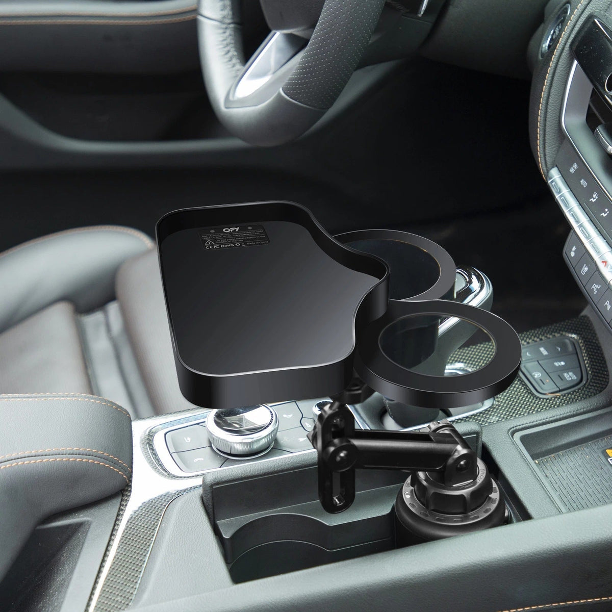 Car Cup Holder with Wireless Phone Charging