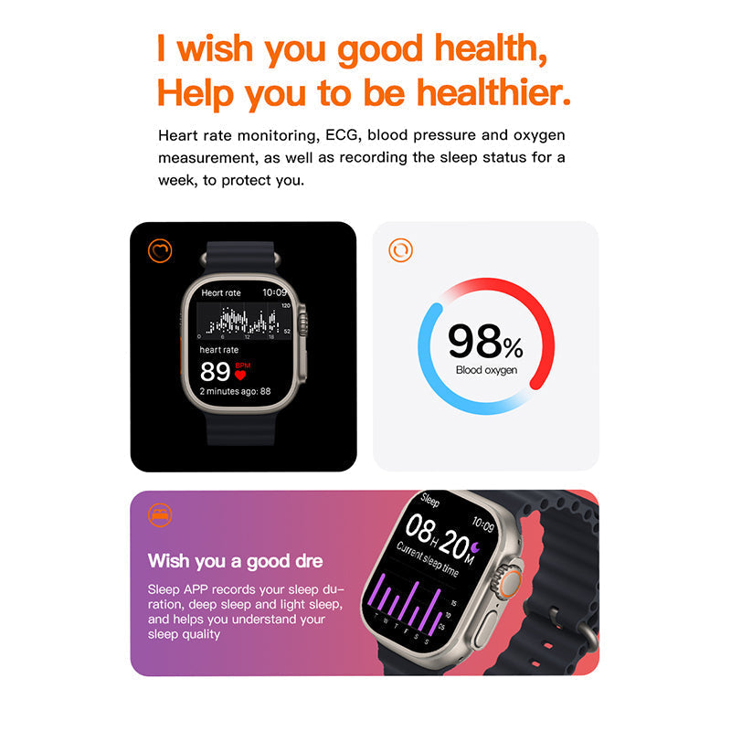 T800 Smartwatch 1.99-inch – Bluetooth Calling
