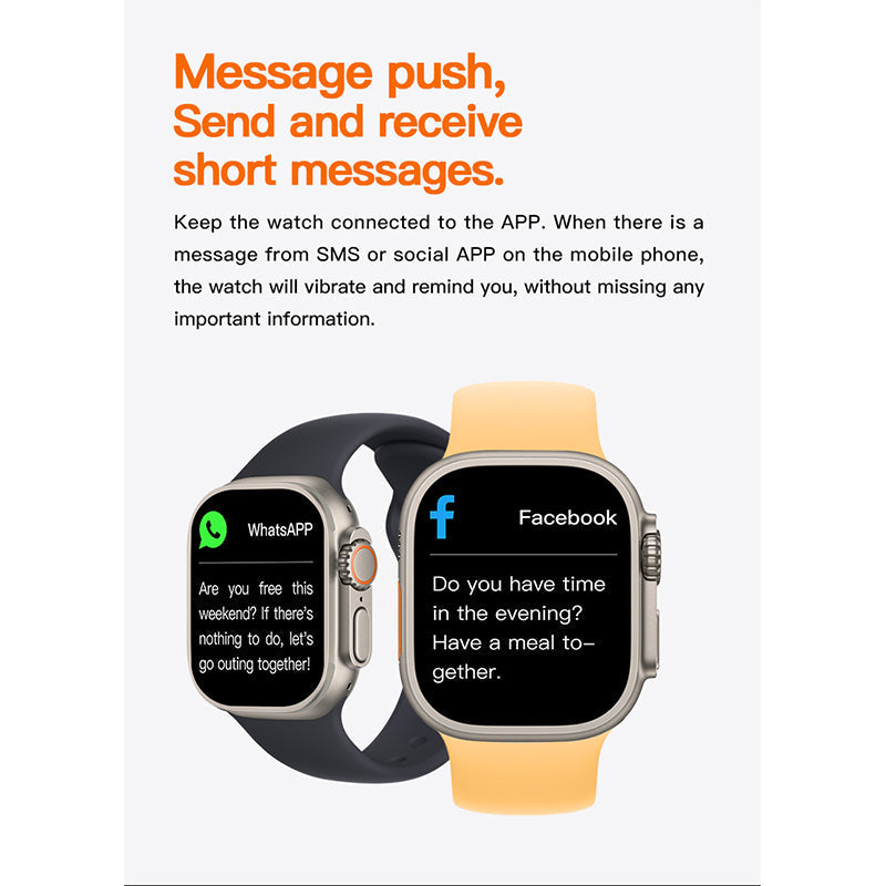 T800 Smartwatch 1.99-inch – Bluetooth Calling