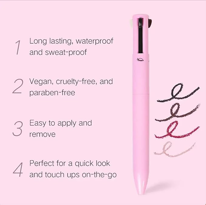 4-in-1 Makeup Pen – Eyeliner & Brow Tool