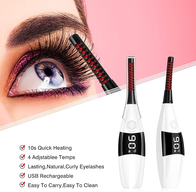Electric Eyelash Curler – Heated Lash Styling Tool