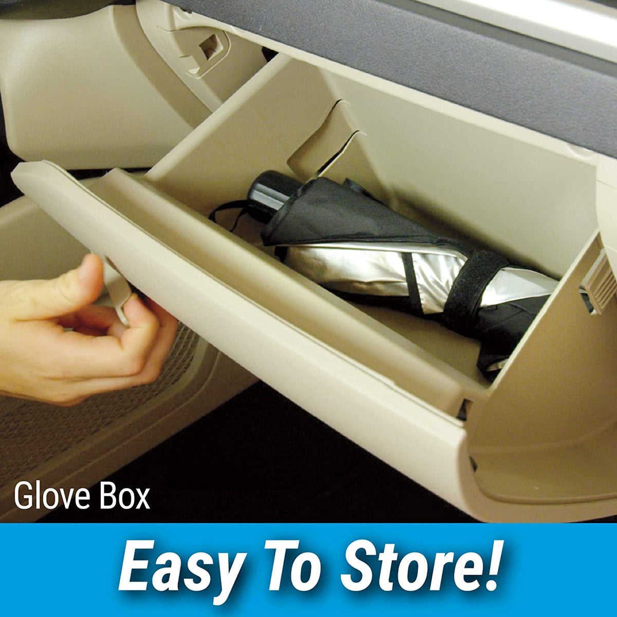 Car Windshield Sun Shade – Foldable Heat Protection