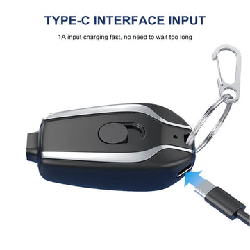 Emergency Keychain Charger – Compact Portable Phone Charger