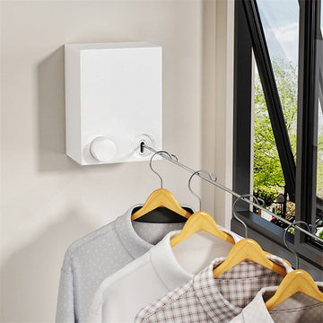 Retractable Telescopic Clothesline – Space-Saving Drying Rack