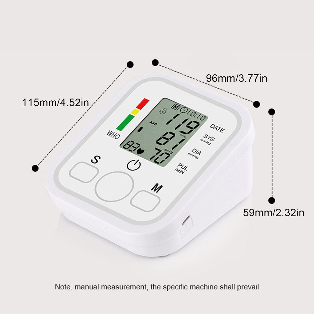 Digital Upper-Arm Blood Pressure Monitor – Home Use