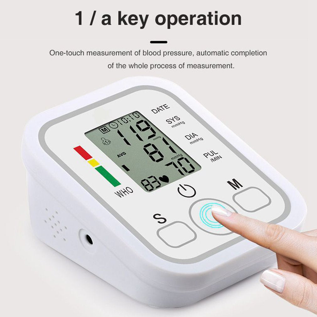 Digital Upper-Arm Blood Pressure Monitor – Home Use