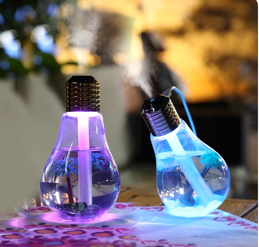 Colorful Lamp Humidifier – LED Ambient Home Decor