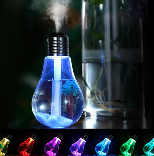 Colorful Lamp Humidifier – LED Ambient Home Decor