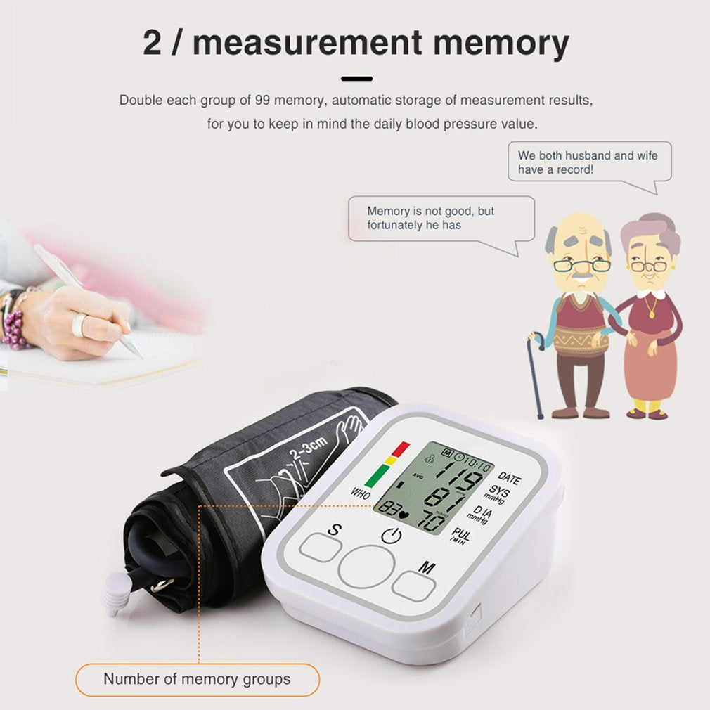Digital Upper-Arm Blood Pressure Monitor – Home Use