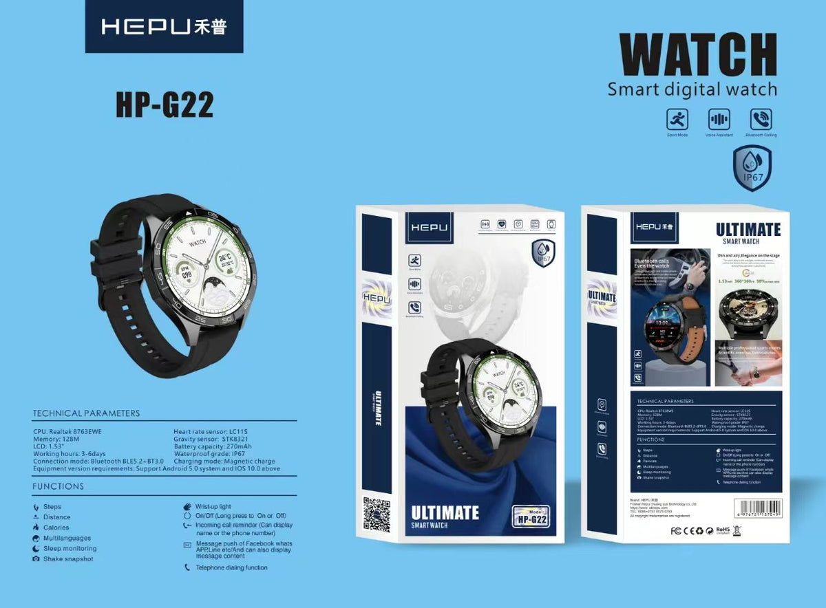 G22 Smart Watch – Stylish Everyday Wearable