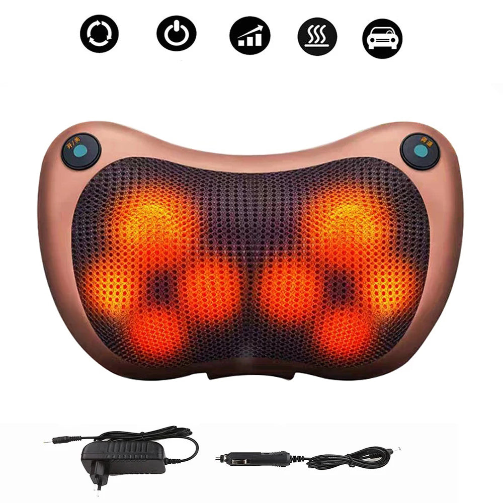 Electric Neck & Body Massage Pillow – Home & Car