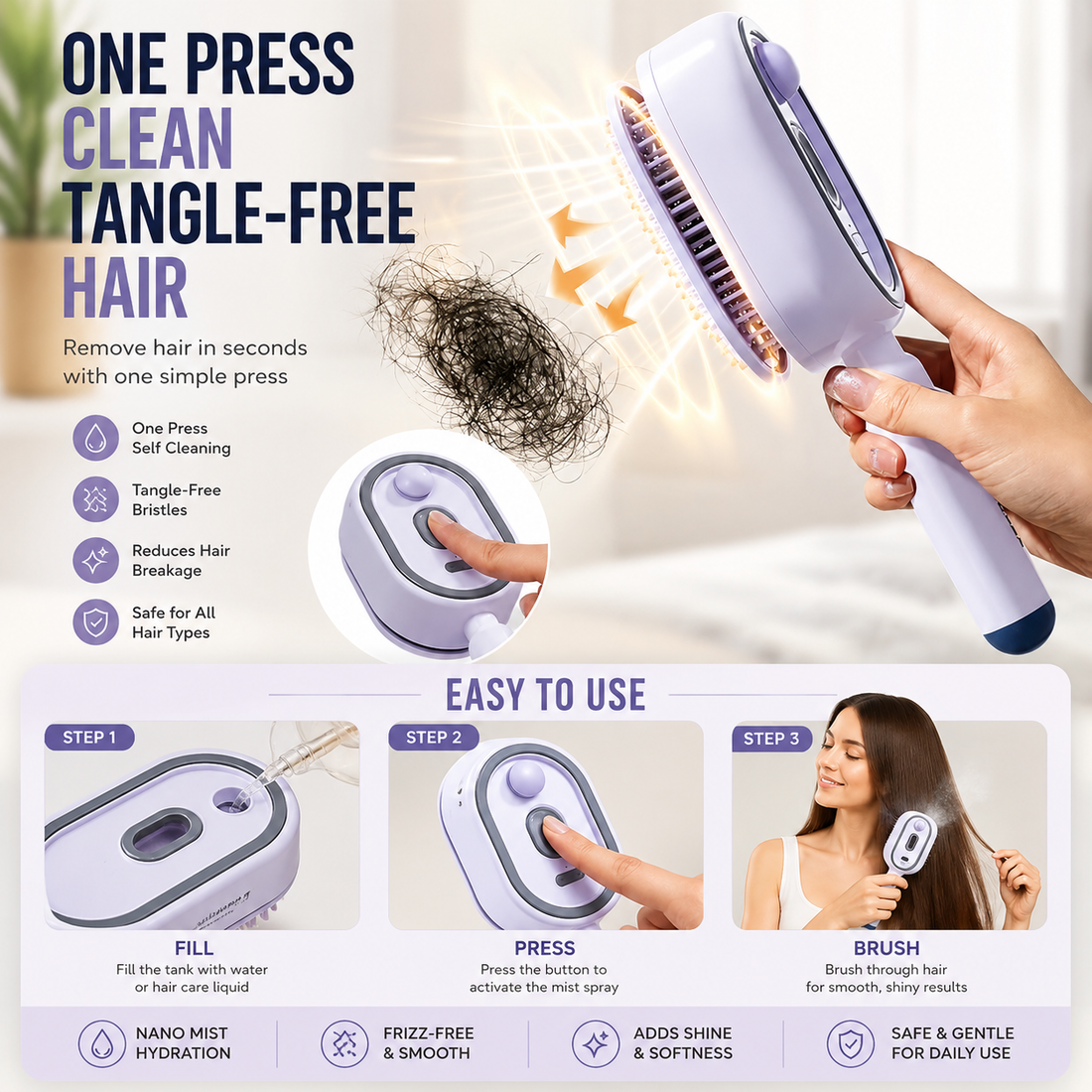 Salon-Style Hair Styling Tool – Easy Hair Care at Home