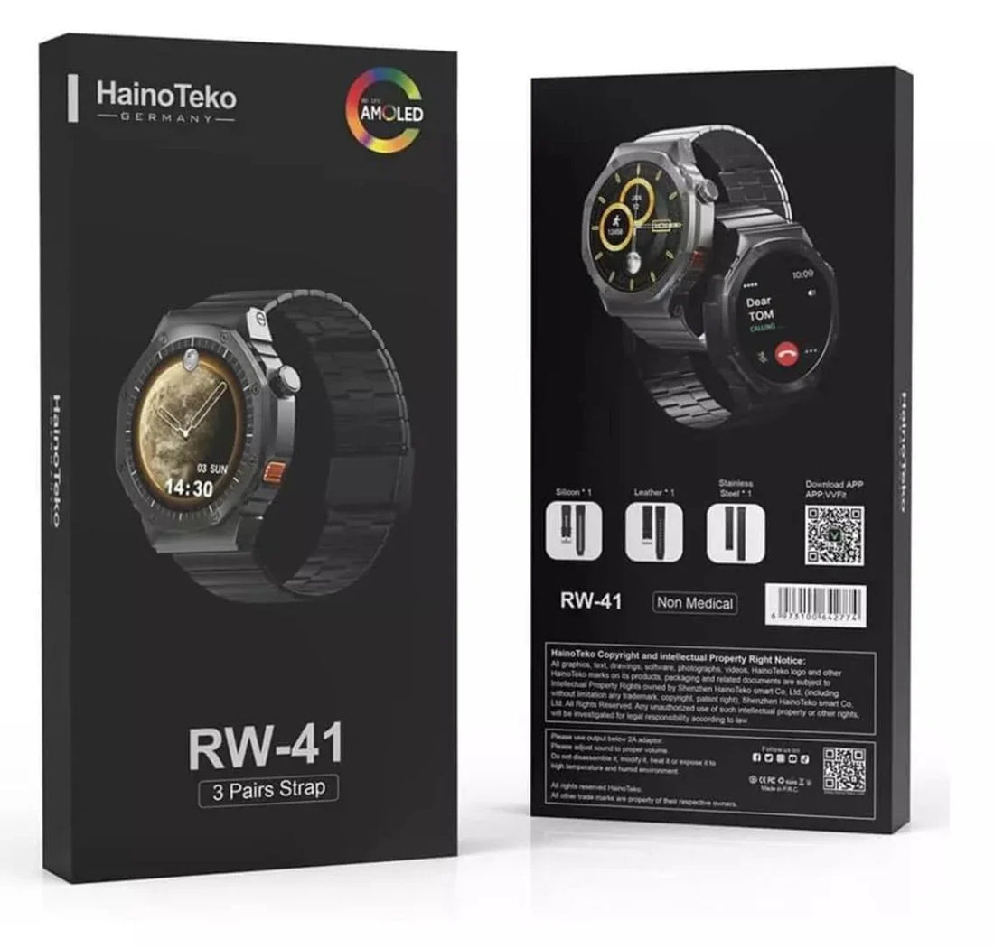 Haino Teko RW-41 Smart Watch – Stainless Steel